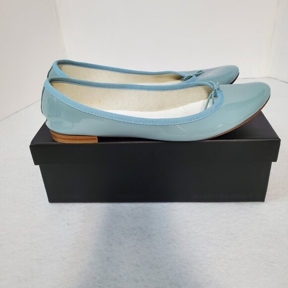 Repetto Cendrillon Ballerina Flat Light Baby Blue Leather FR 42 / US 10 w/ Box - Picture 6 of 12